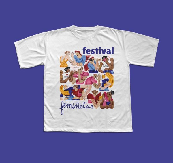 camisetas sueltas festival